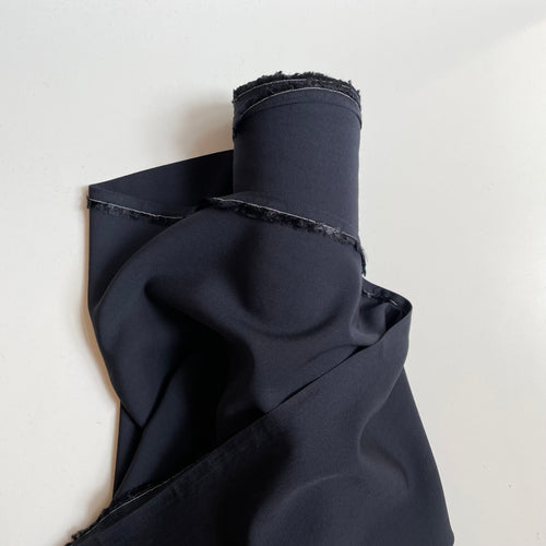 Wool / Rayon Gabardine - Navy