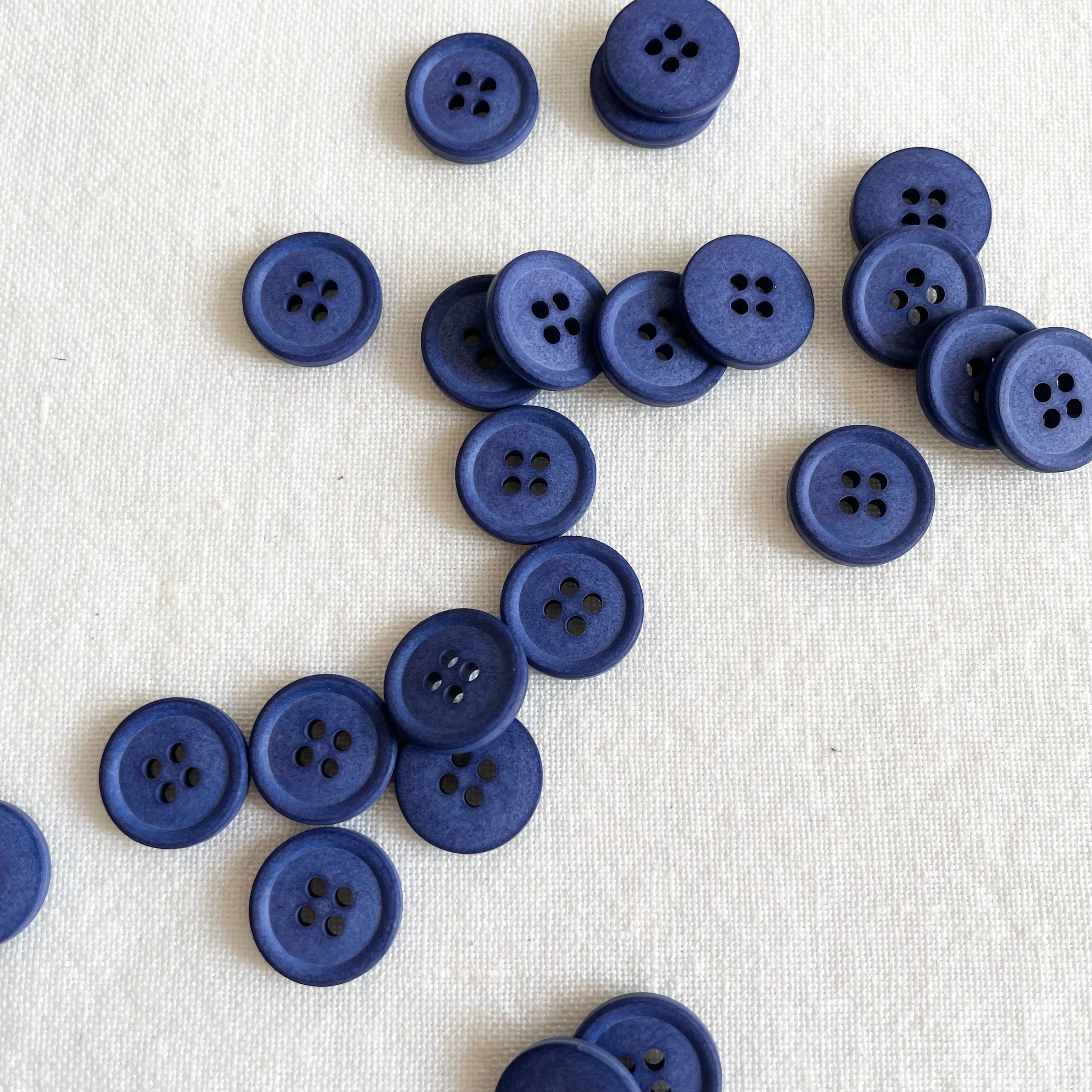 Merchant & Mills Cotton Buttons - Bright Blue