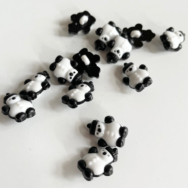 Snowman Plastic Shank Button