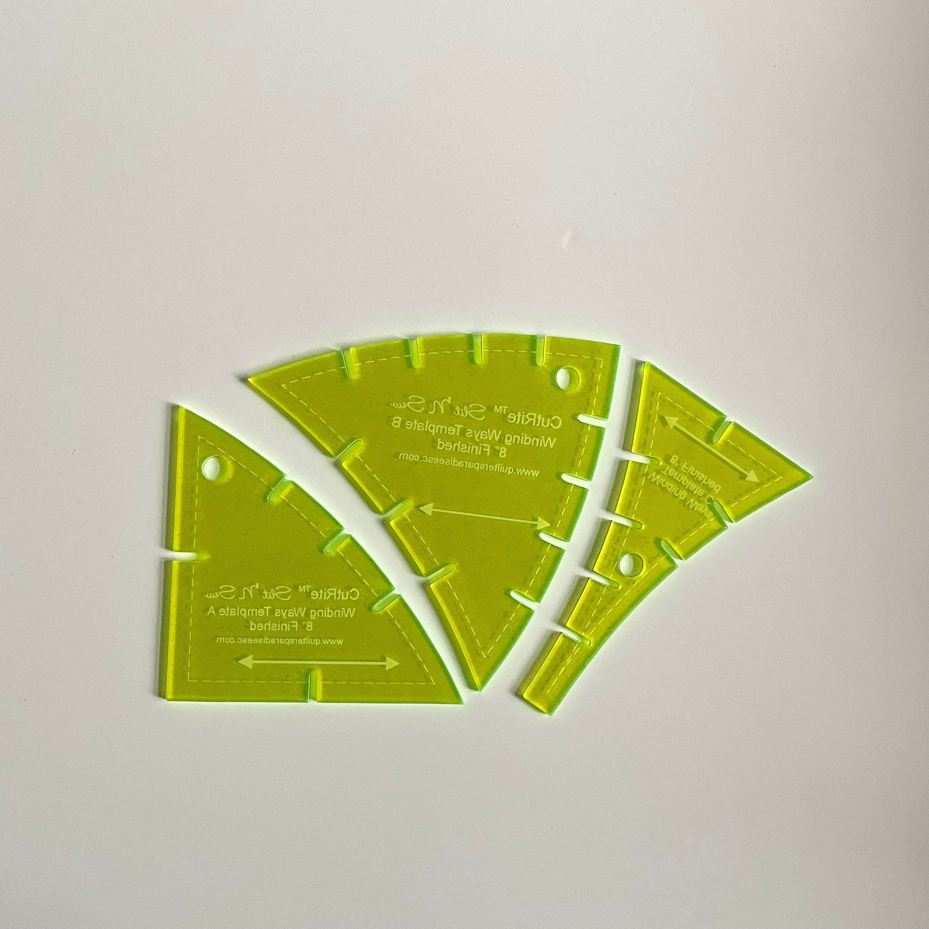 Slit 'n Sew Template - Winding Ways