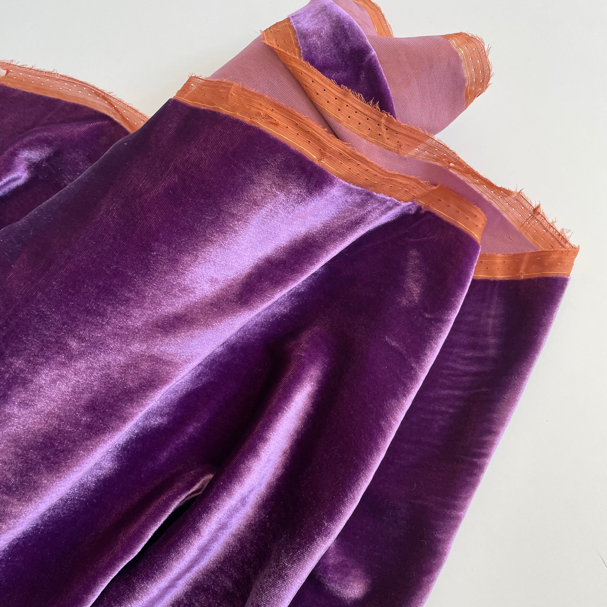 Silk / Viscose Velvet - Violine purple