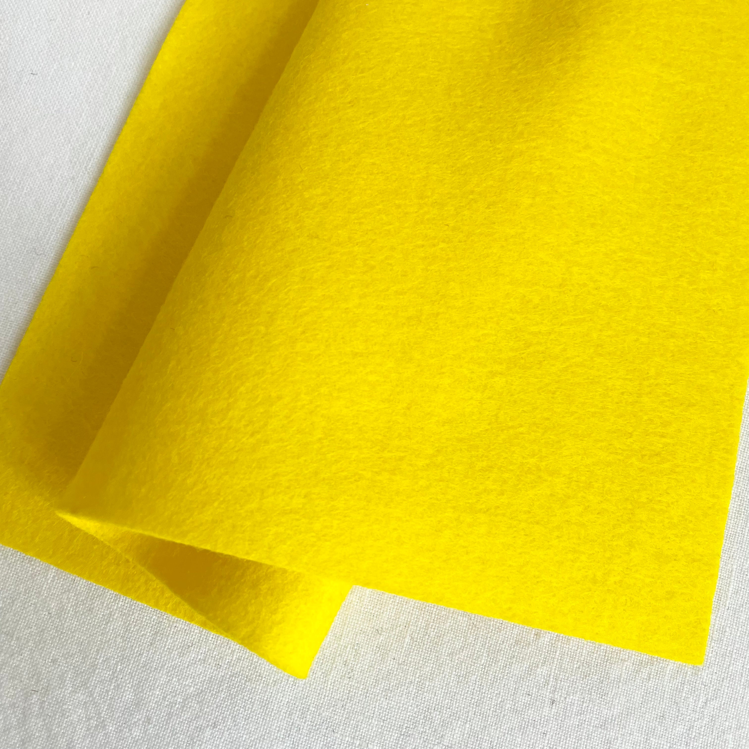 barefoot Wool Felt yellow