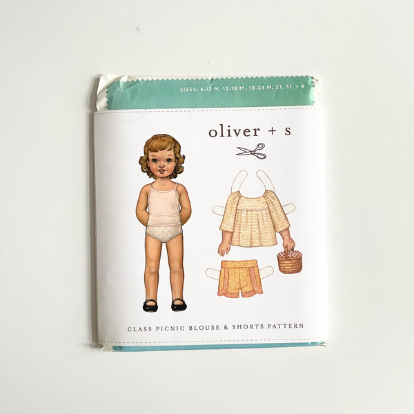 Oliver + S Patterns : Class Picnic Blouse & Shorts