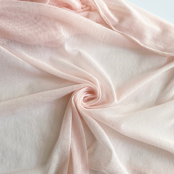 Organic Cotton Soft Tulle - Peach Blush