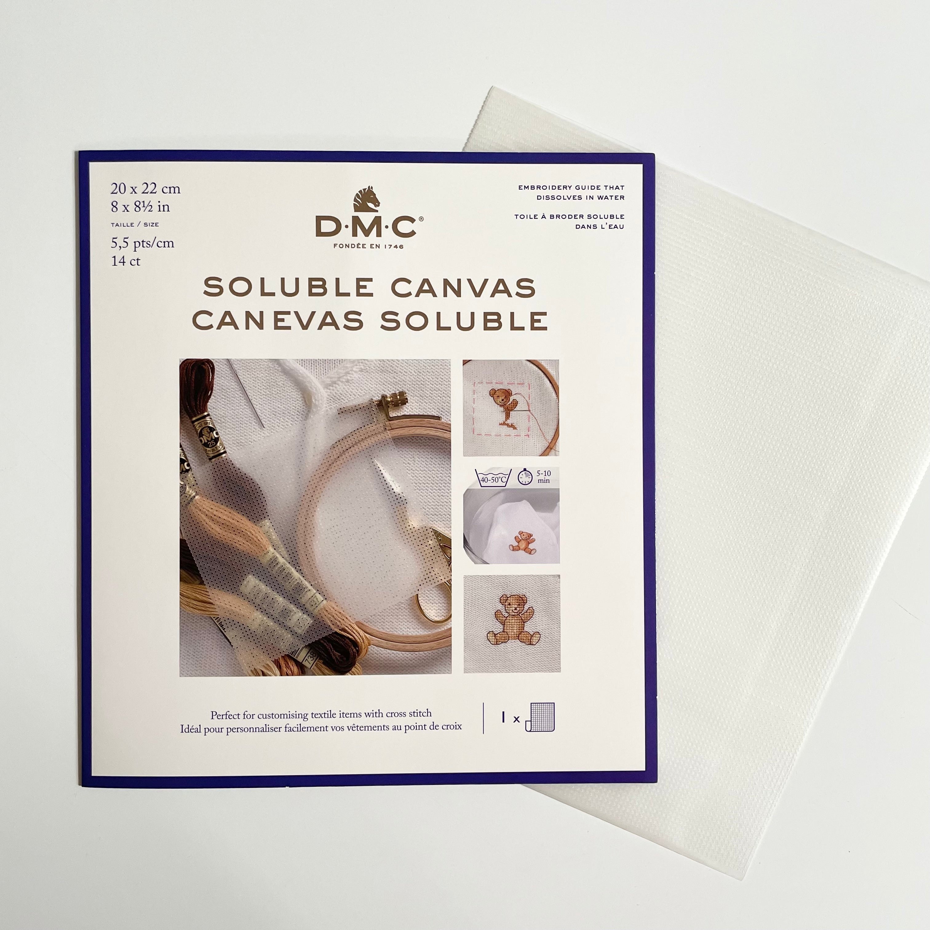 DMC Water Soluble Waste Canvas - 14 ct