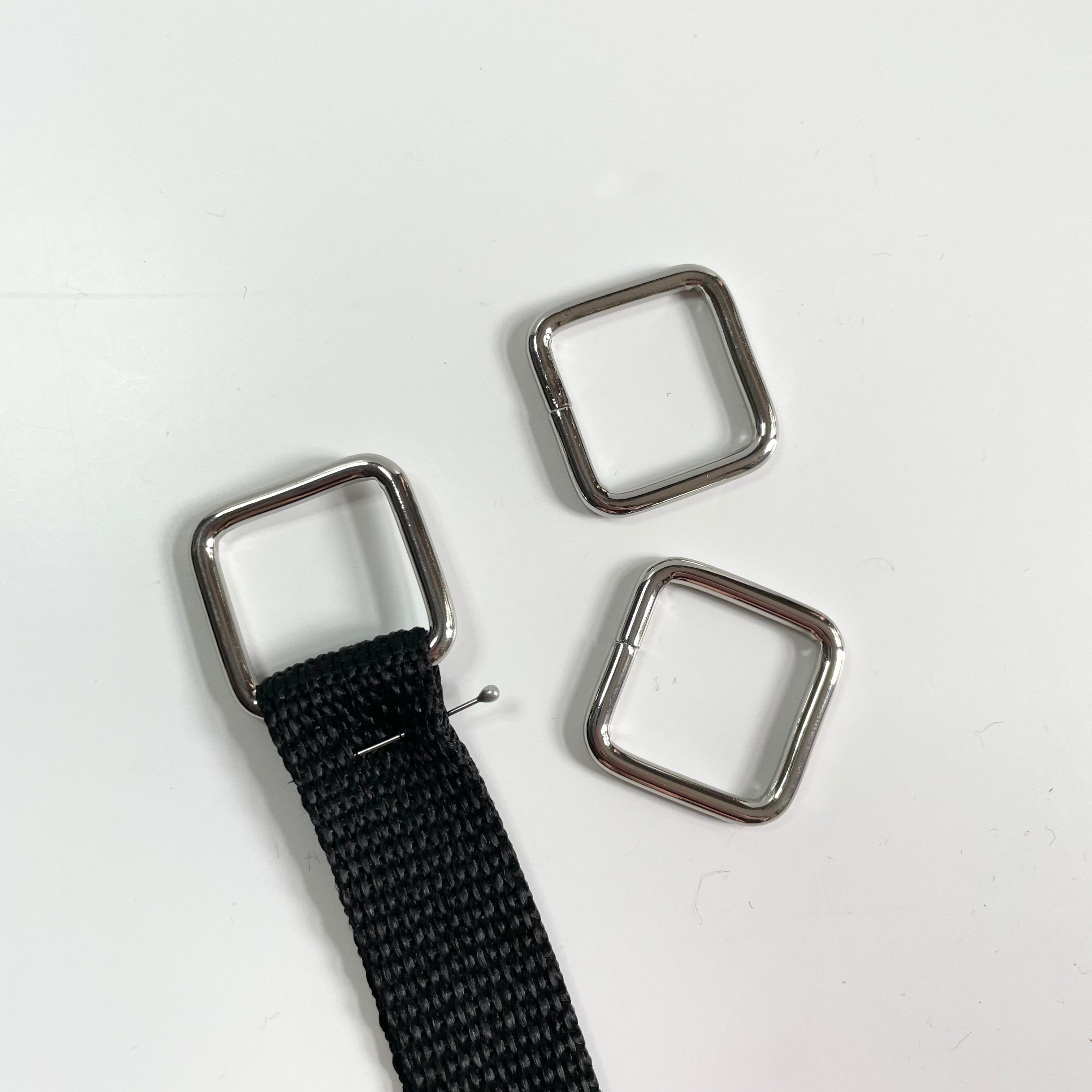 Rectangle Rings - Nickel