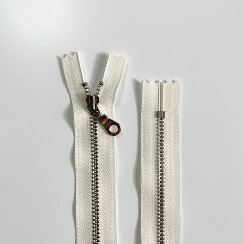 YKK Metal Donut-Pull Zipper - 12"