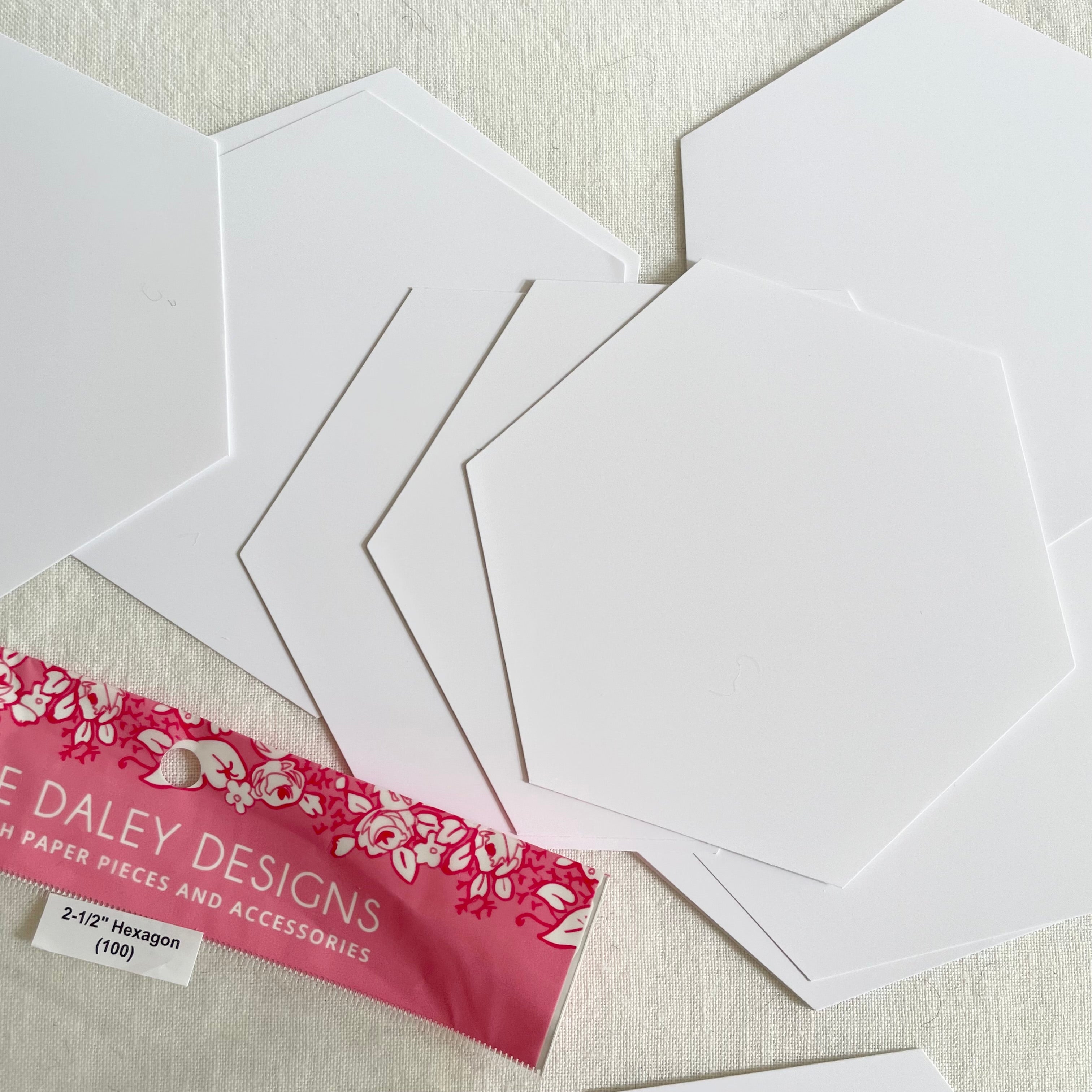 Paper Piecing Hexagon Papers