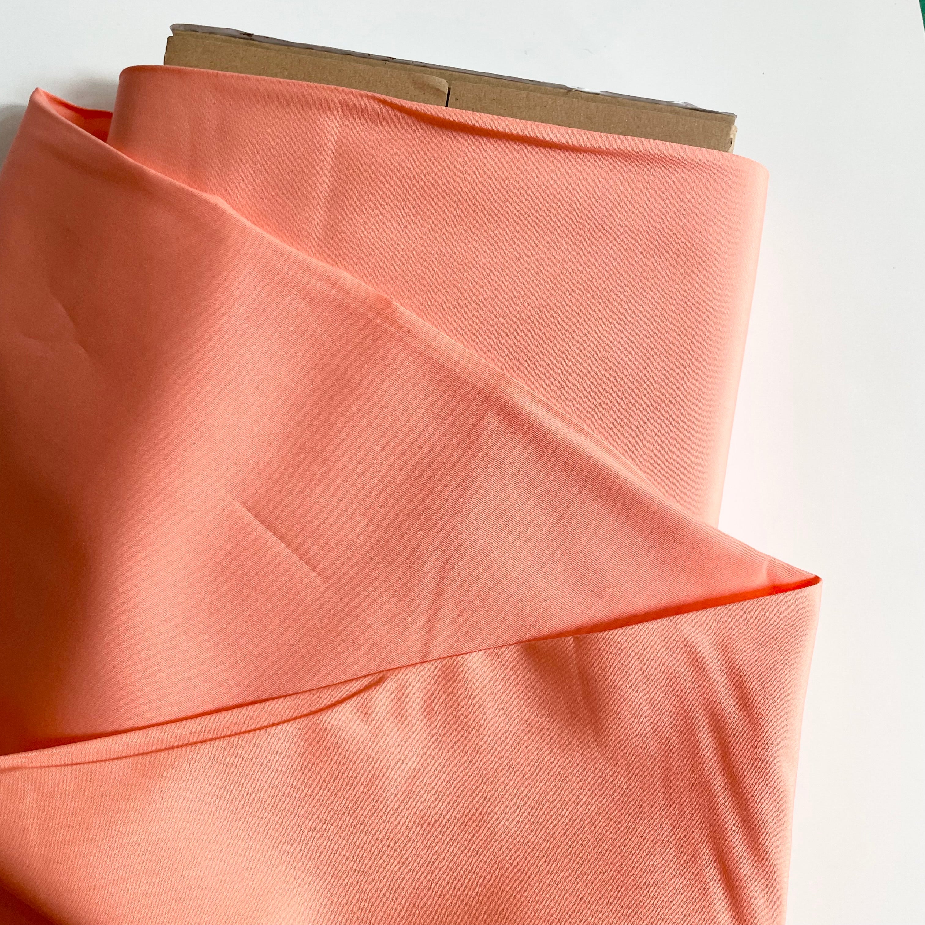 AGF Pure Solids - Grapefruit pink peach quilting cotton