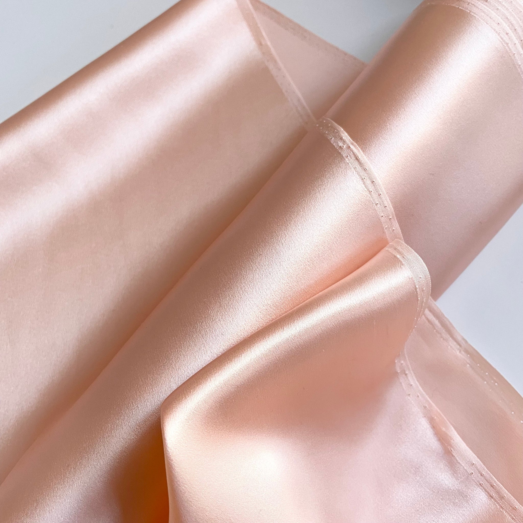 Silk Charmeuse - Light Peach