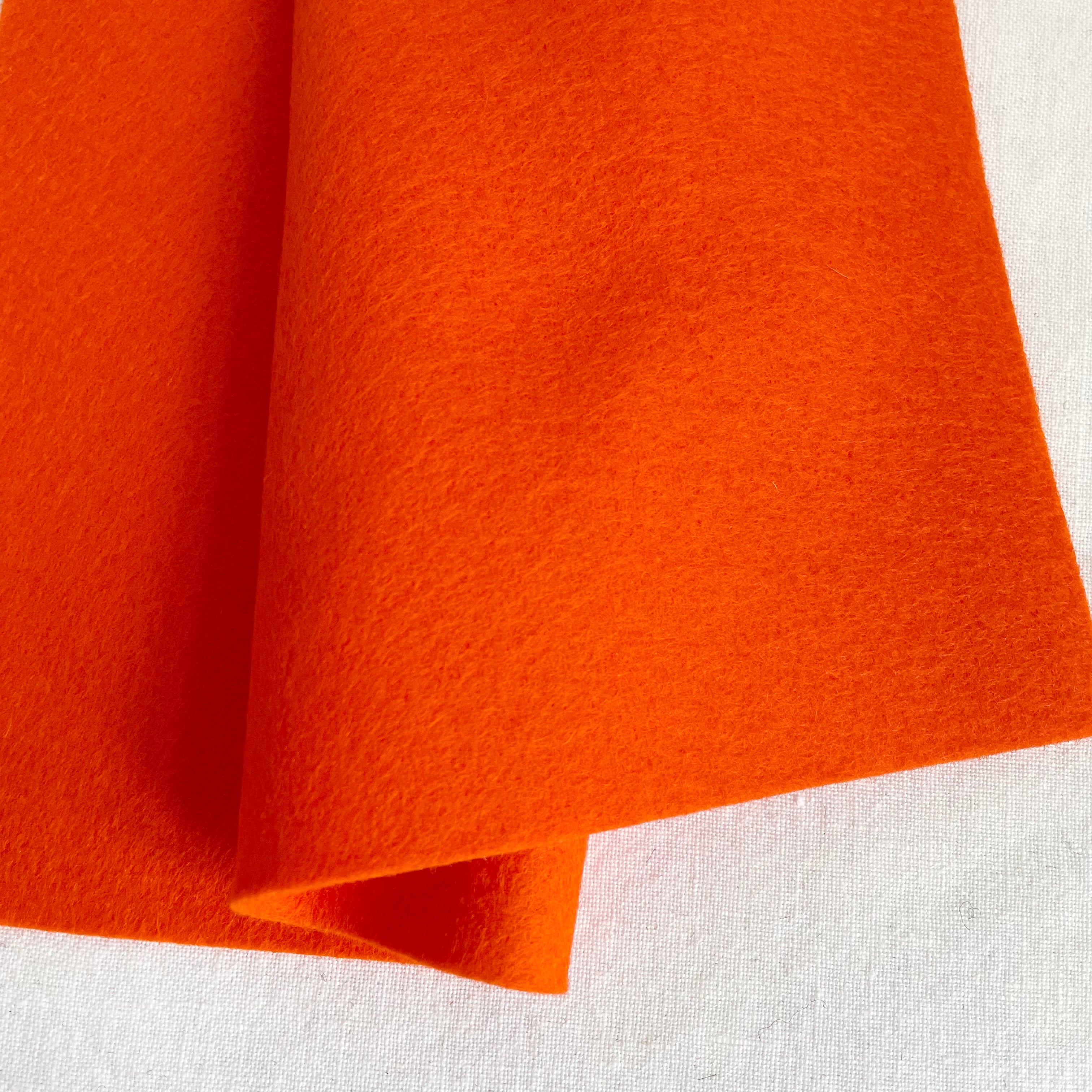 barefoot Wool Felt tangelo orange