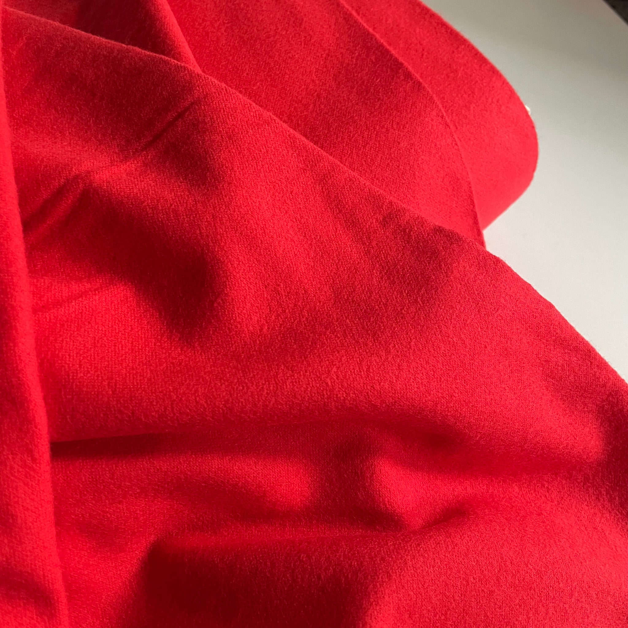 Robert Kaufman Solid Flannel - Apple Red