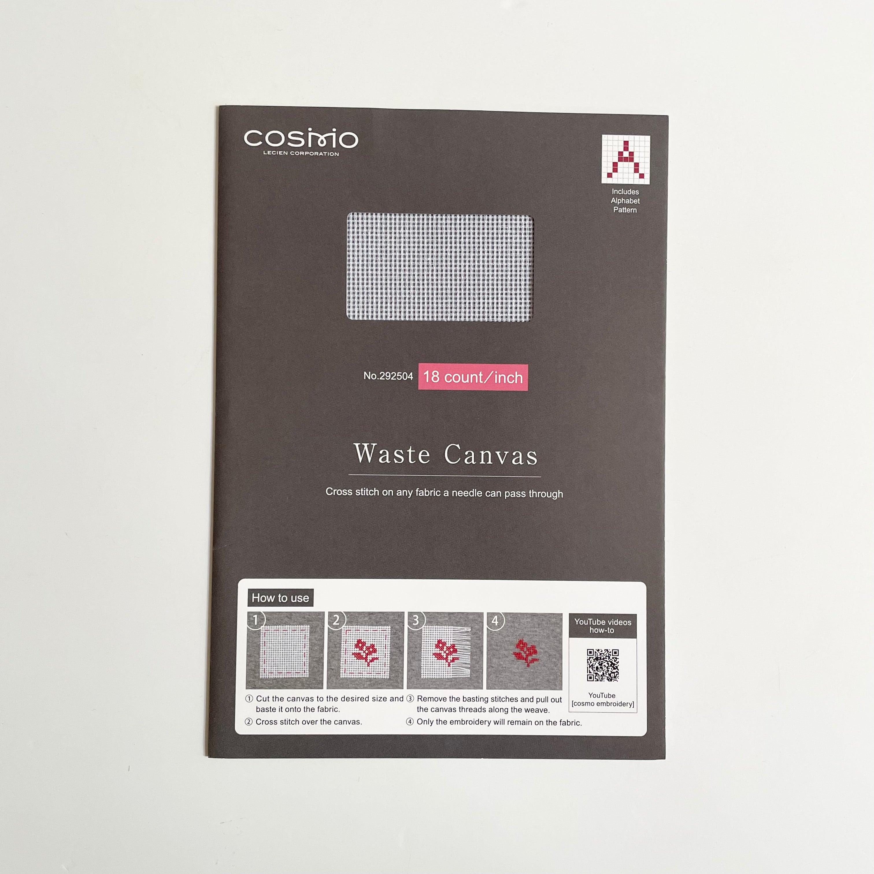 Cosmo Cross Stitch Waste Canvas - 18 count