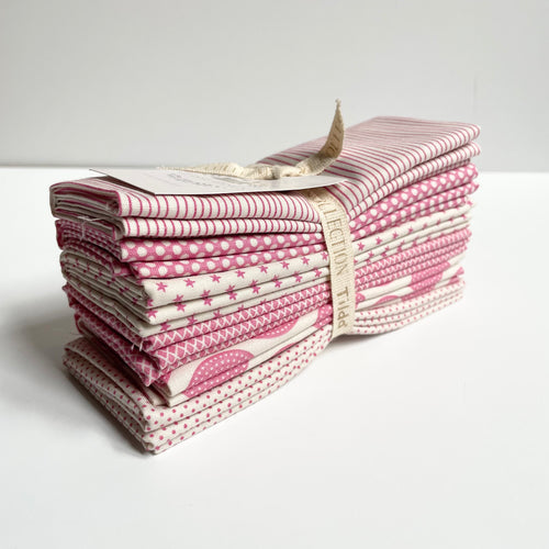 Tilda : Fat Quarter Bundle - Basic Classics Pink