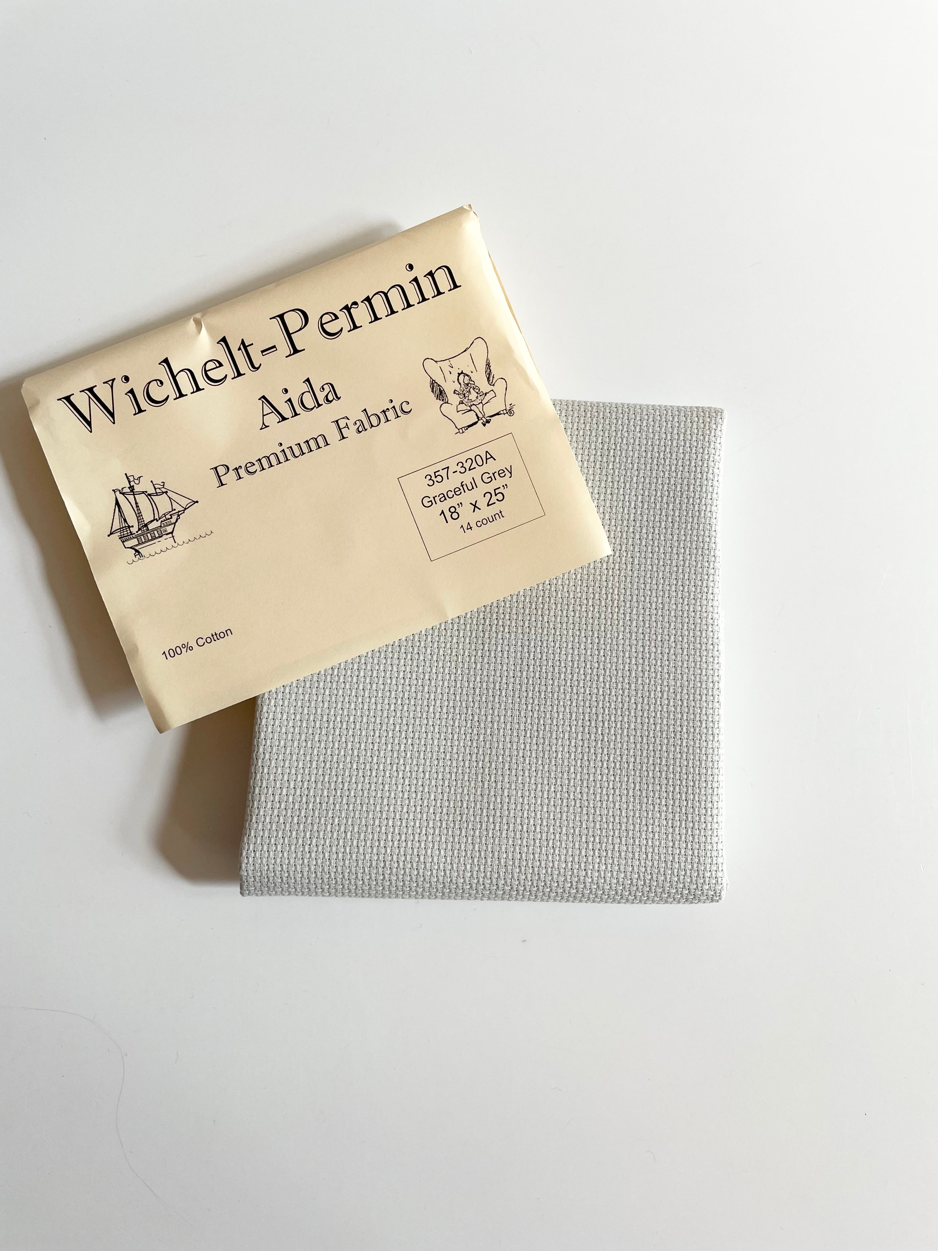 Wichelt-Permin 14-Count Aida - Graceful Grey