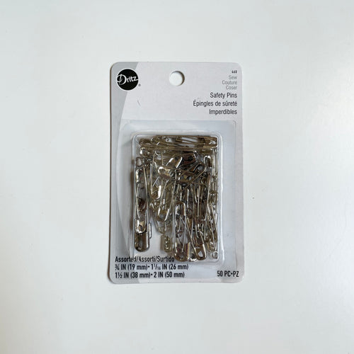 Dritz Safety Pins - 50 Pack Assorted