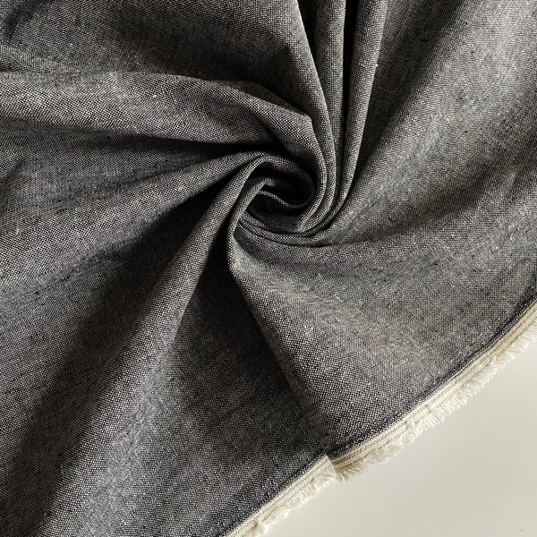 Robert Kaufman : Essex Linen / Cotton - Black