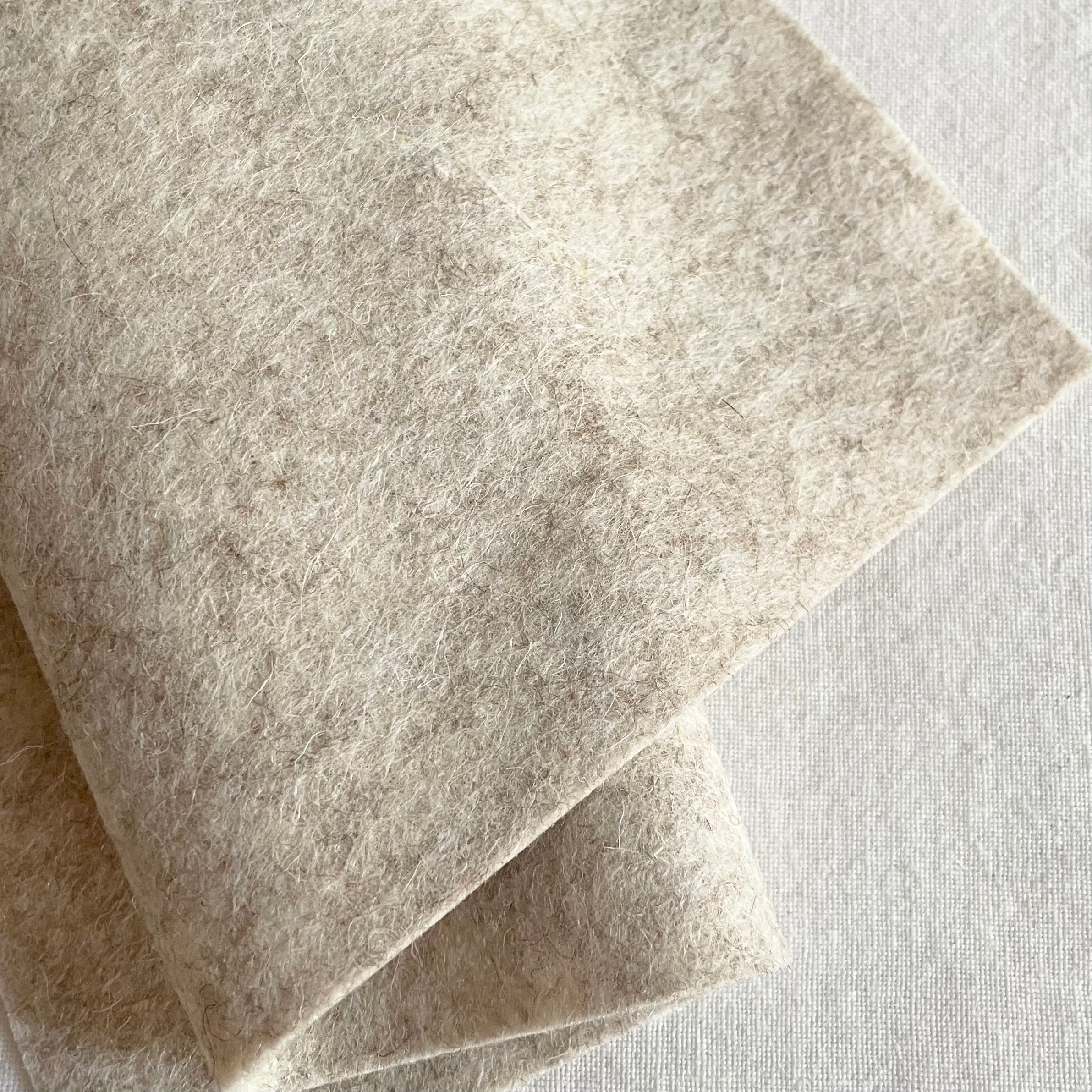 Wool Felt  - Heather Beige