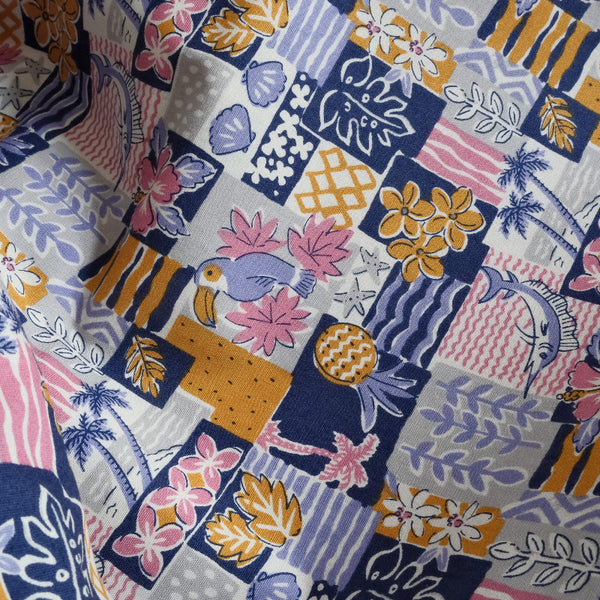 Sevenberry Japanese Aloha Patchwork Multi