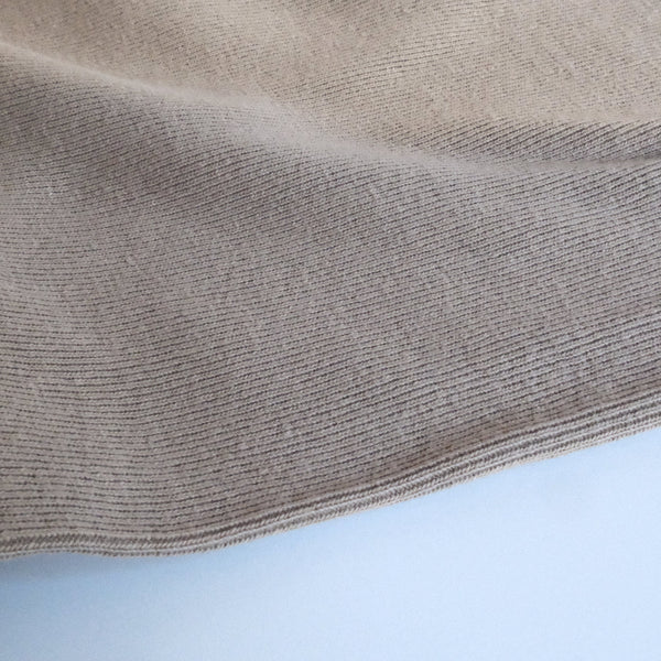 Organic cotton rib knit by the yard