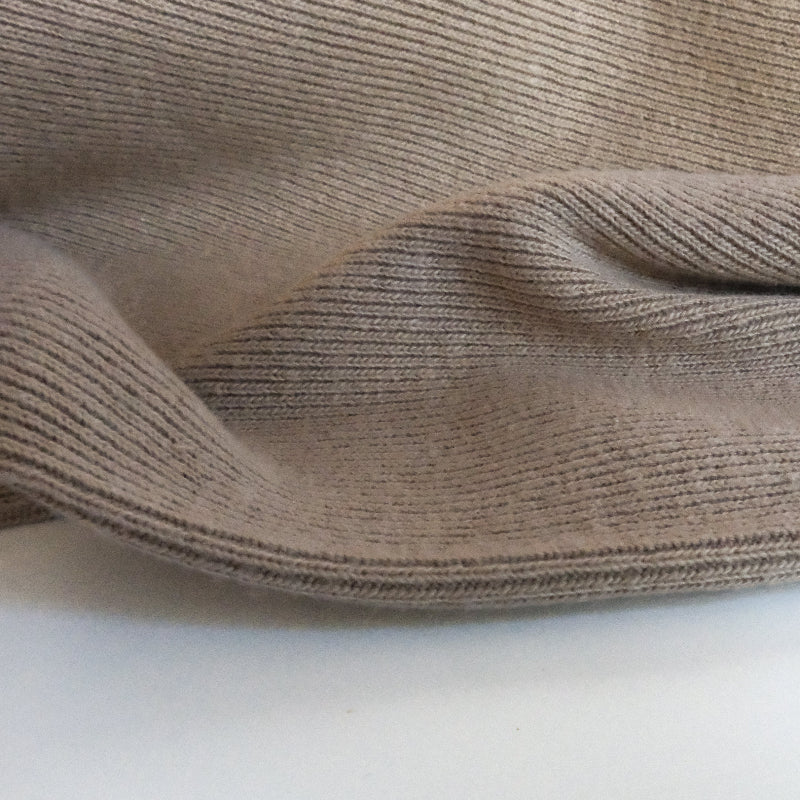 Organic cotton rib knit by the yard