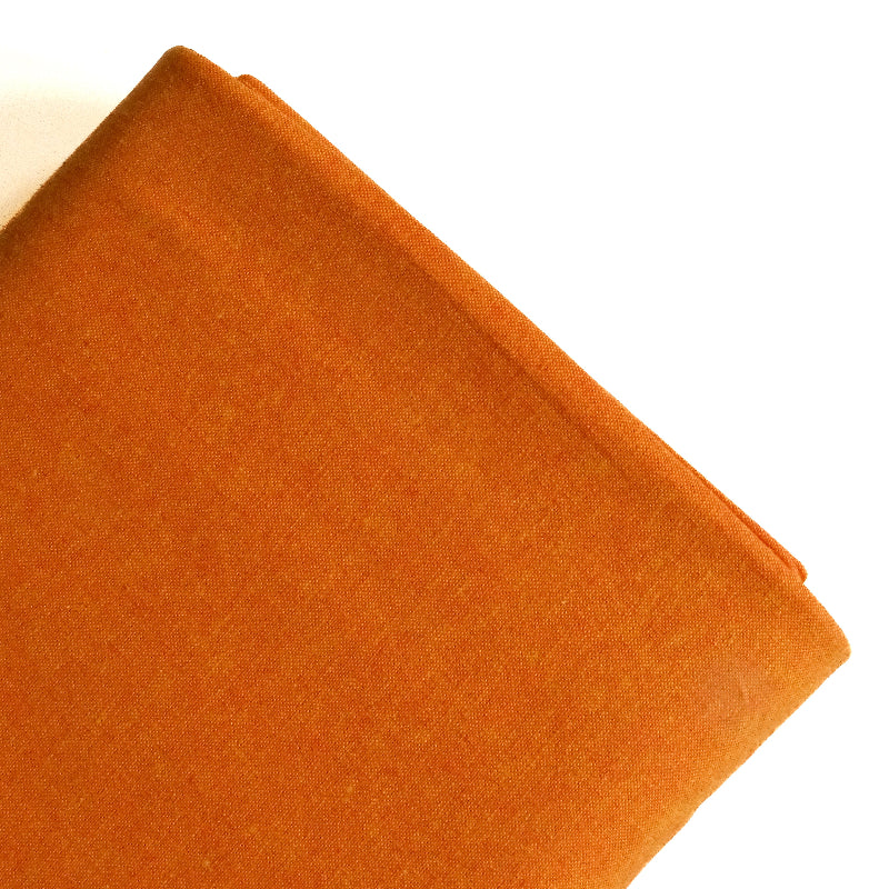 Robert Kaufman Yarn Dyed Essex Linen flame orange
