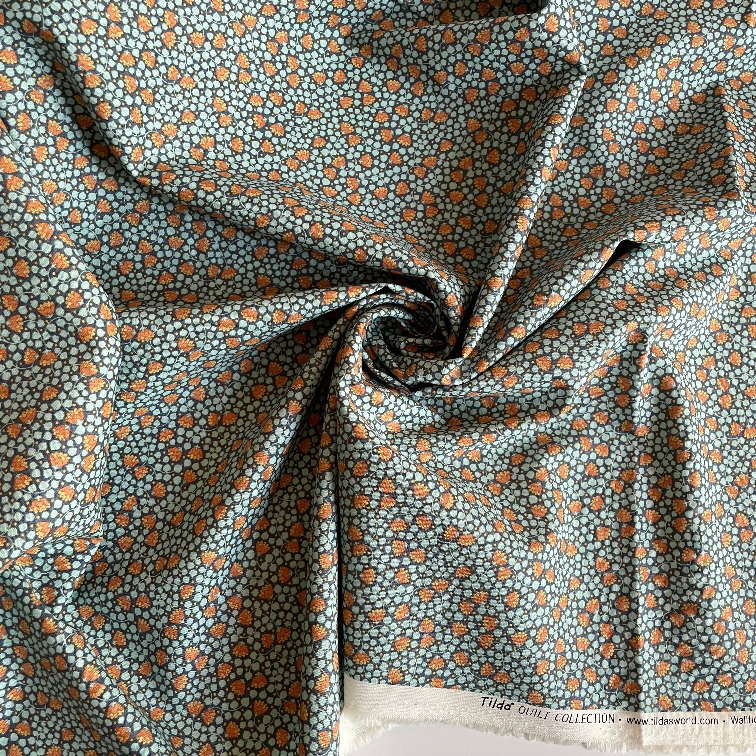 Tilda Fabrics : Wallflower - Bellflower Prussian