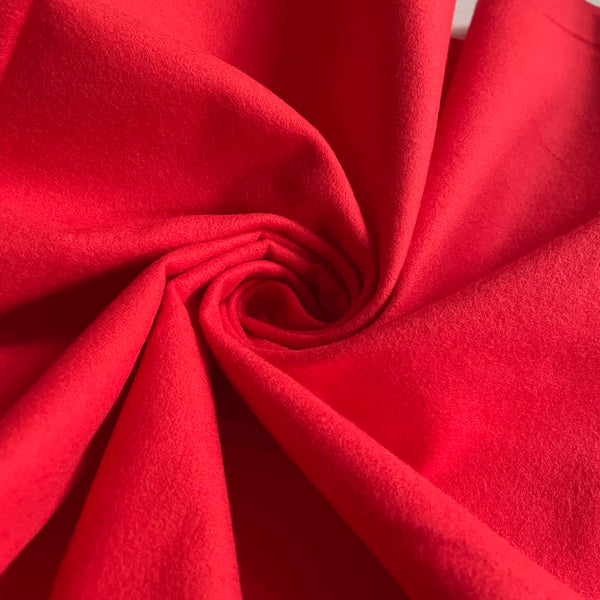 Robert Kaufman Solid Flannel - Apple Red