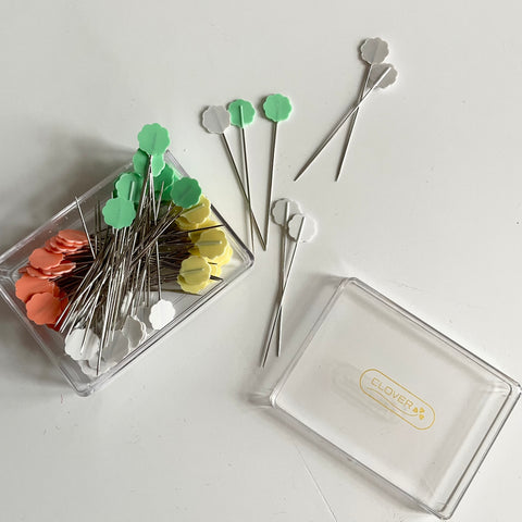 Clover Flower Head Pins