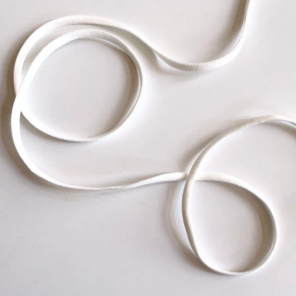 Banded Elastic 4mm - White