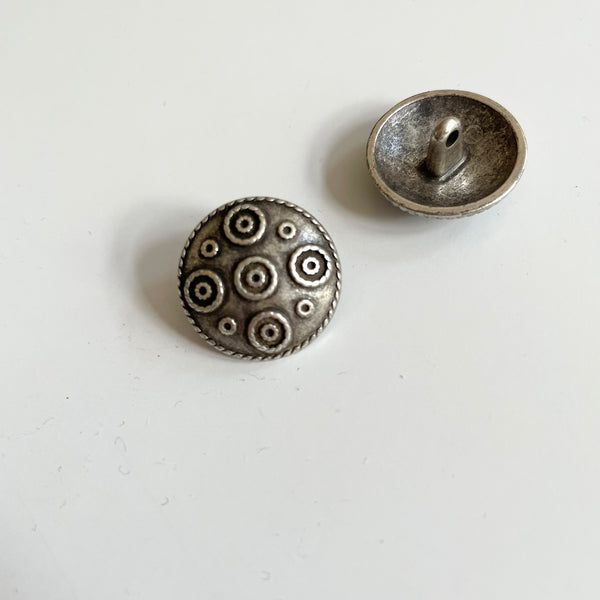 Ethnic Silver Button