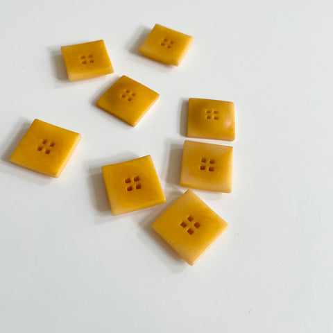 Square Button - Yellow