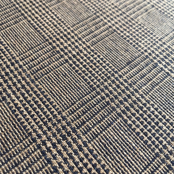 Prince of Wales Silk Suiting - Navy Check