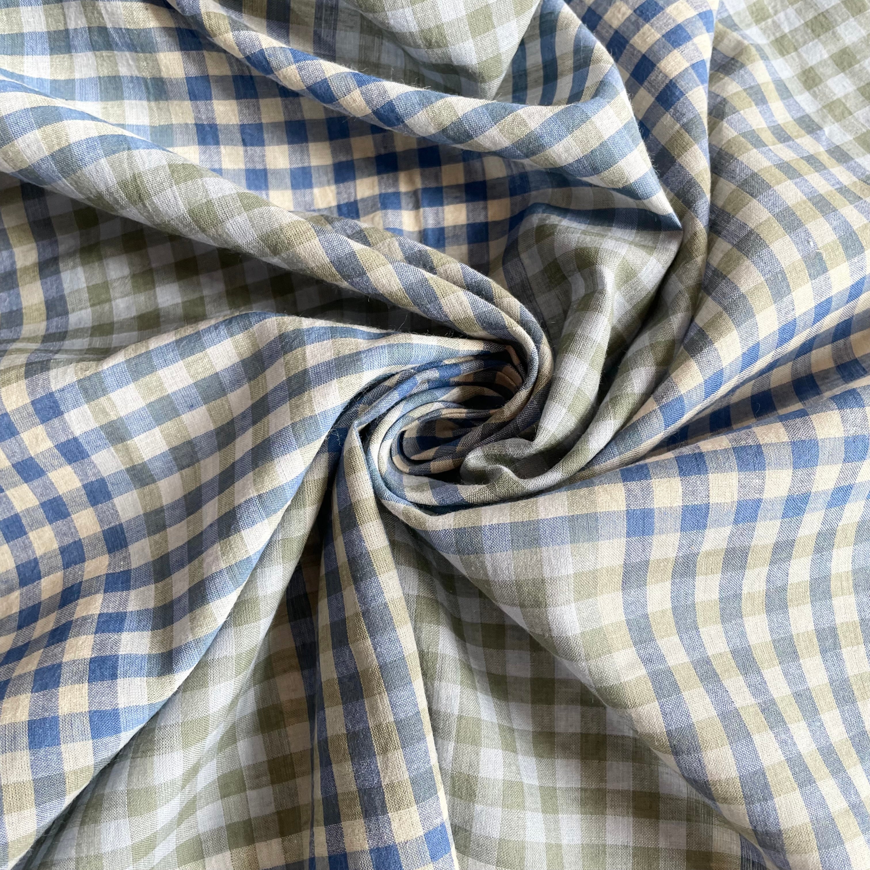 Merchant & Mills Handwoven Indian Cotton - Watercolour Check