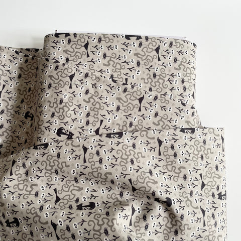 Cloud9 Organic Cotton : Gothic Whimsy - Skulls Garden