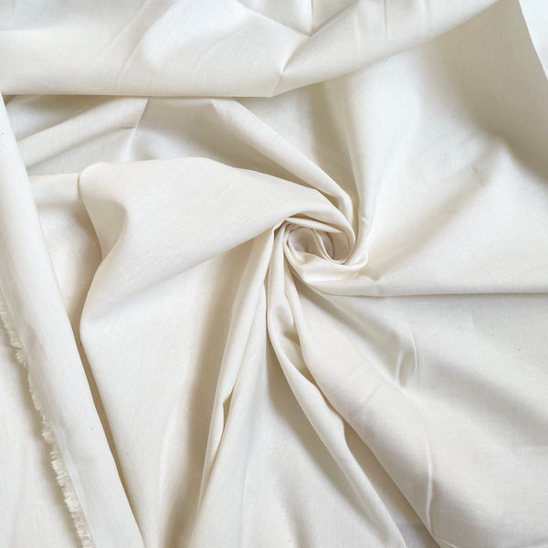 Cloud9 Organic Fabric : Cirrus Solids - Ivory