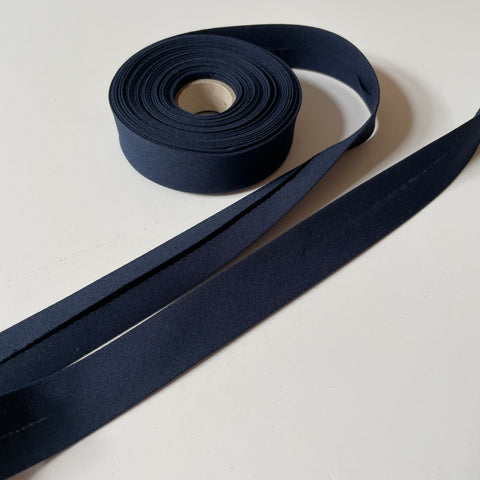 1-7/8 yard Remnant : Kafka Bias Tape - Navy