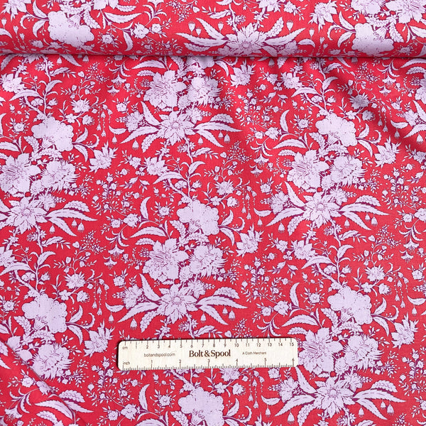 Tilda Fabrics : Abloom Tomato