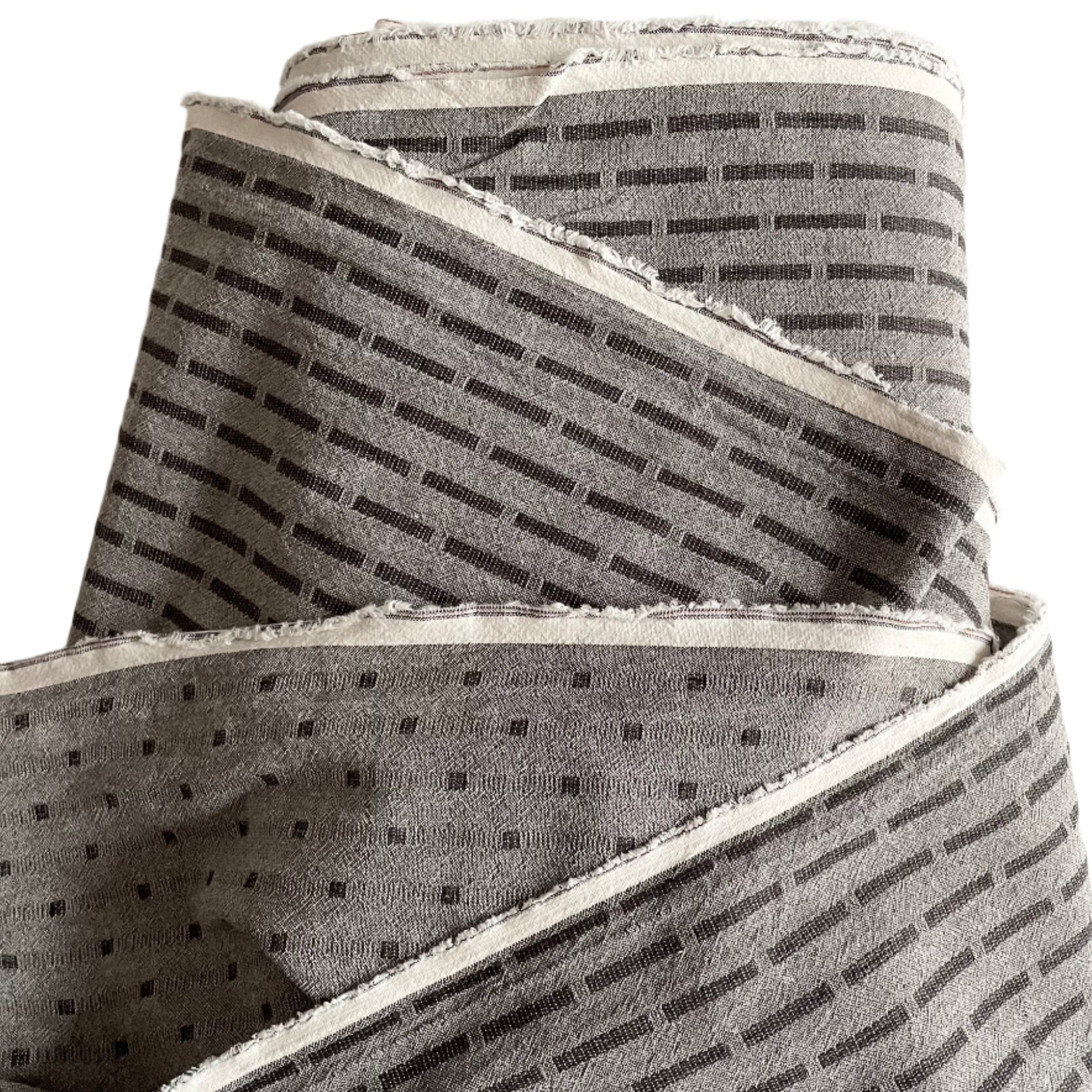 broken stripe yarn dyed cotton
