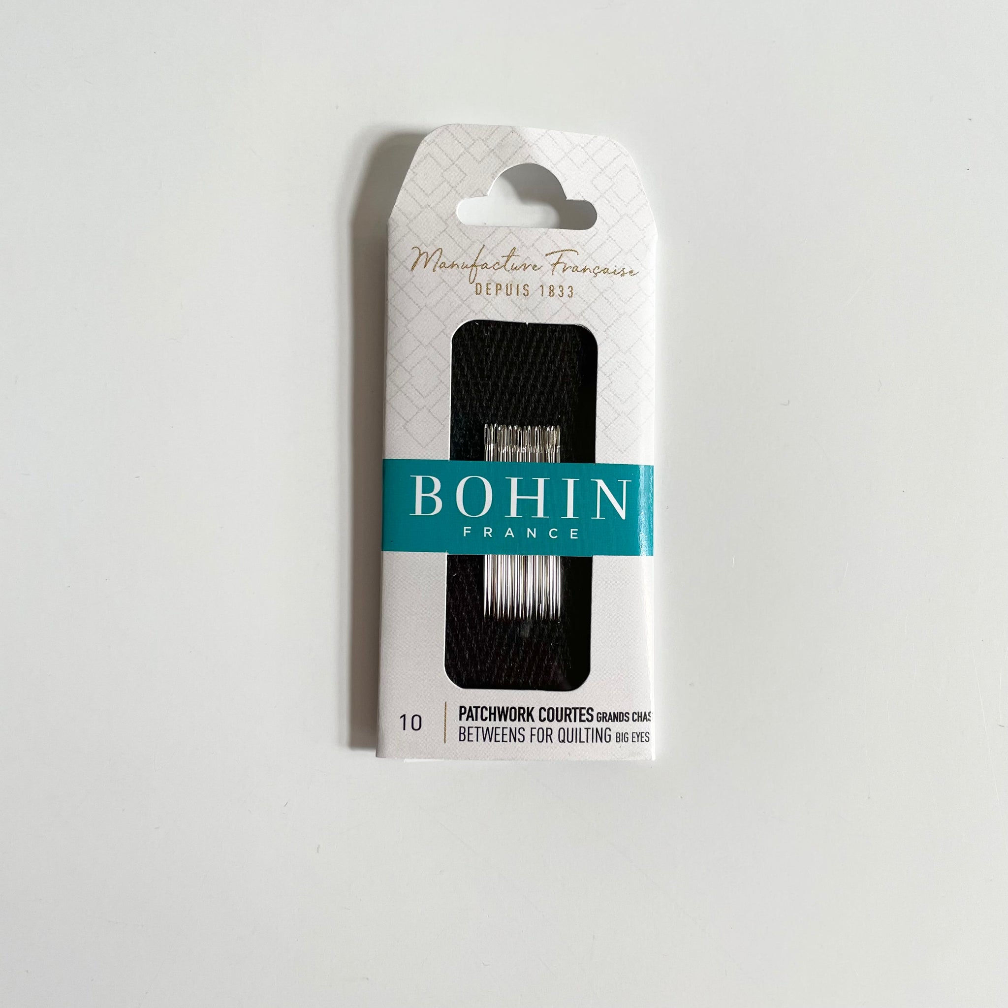 Bohin Between Patchwork Needles - Size 10