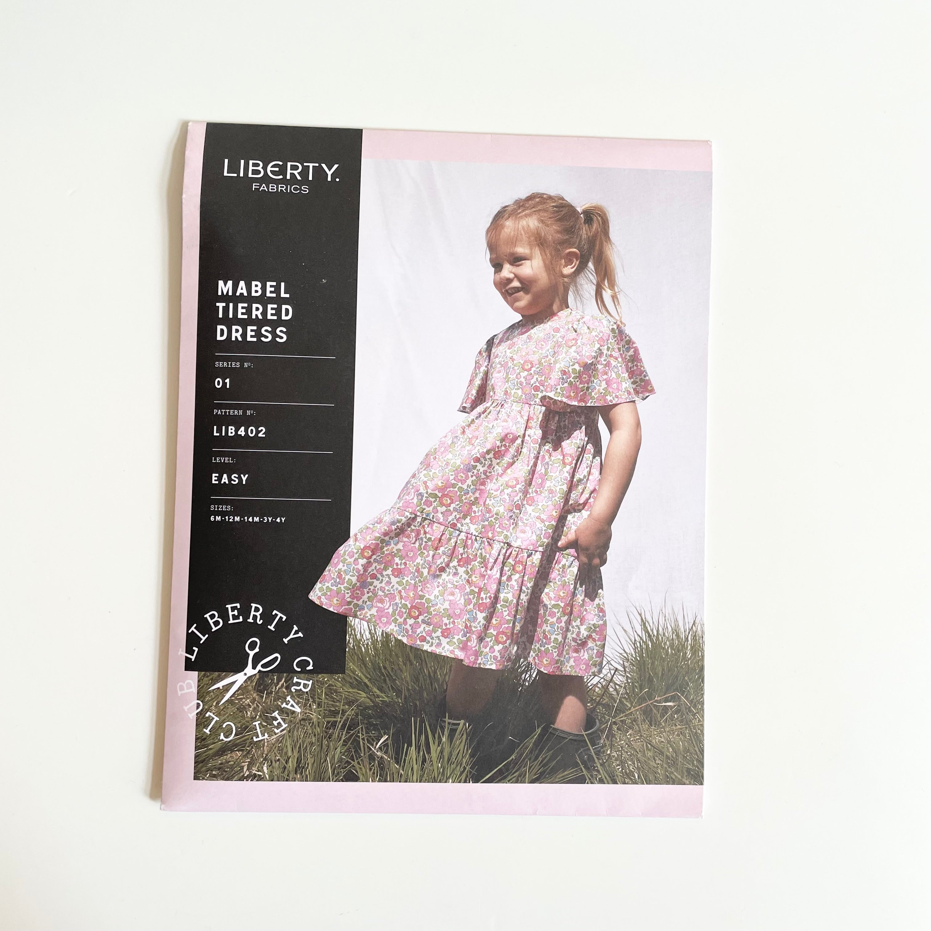 Liberty Fabrics Sewing Pattern : Mabel Tiered Dress