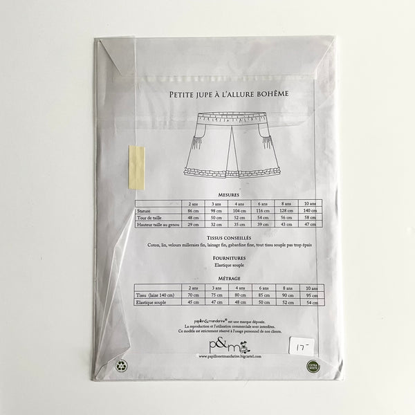 P&M Patterns : Zora Skirt