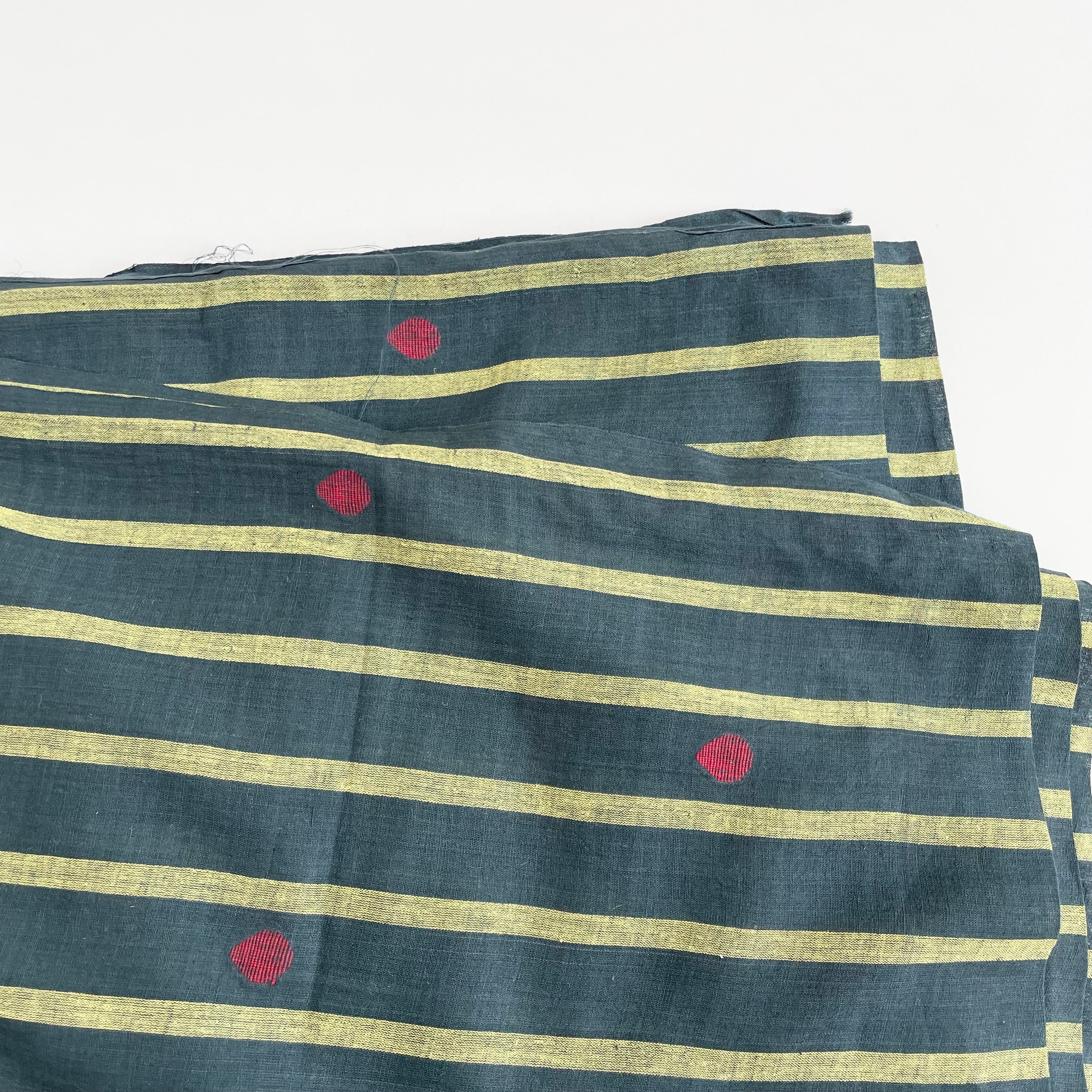 1-3/4 yard Remnant : Merchant & Mills Indian Jamdani Cotton - Aerial Balloon