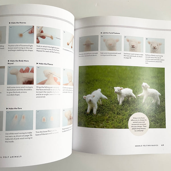 Happy Wool Felt Animals - Makiko Arai