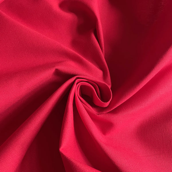 Cotton Canvas - Bright Red