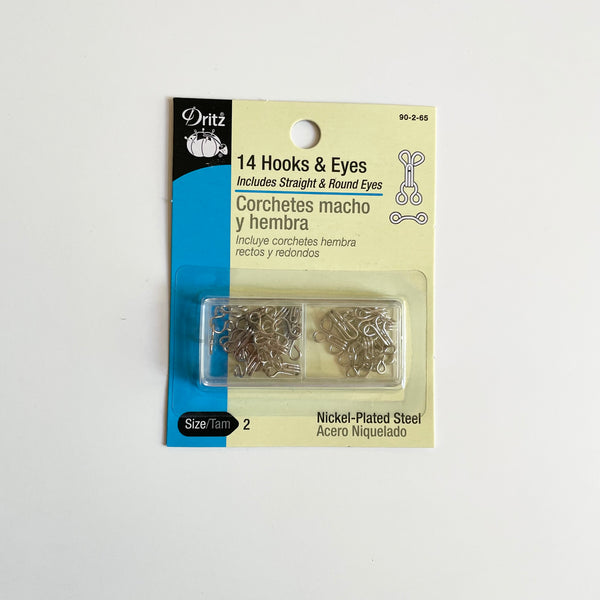 Dritz Hooks & Eyes - Size 2