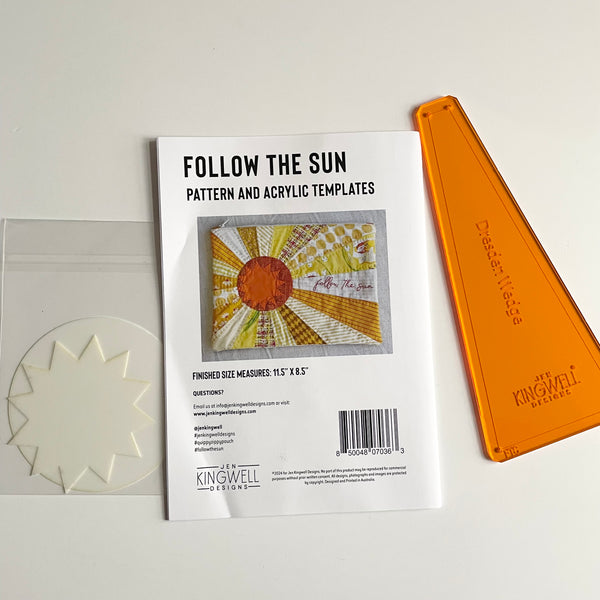 Jen Kingwell : Quippy Zippy Pouch - Follow the Sun