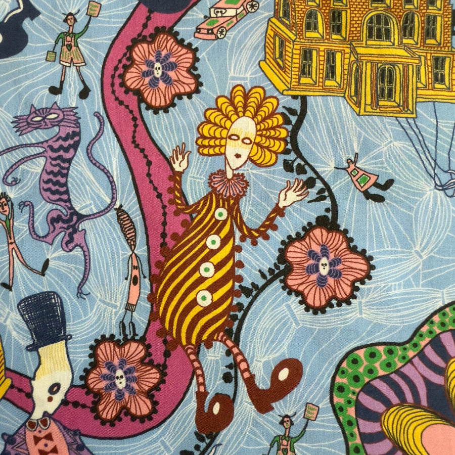 Liberty Fabric Shirley Smith blue