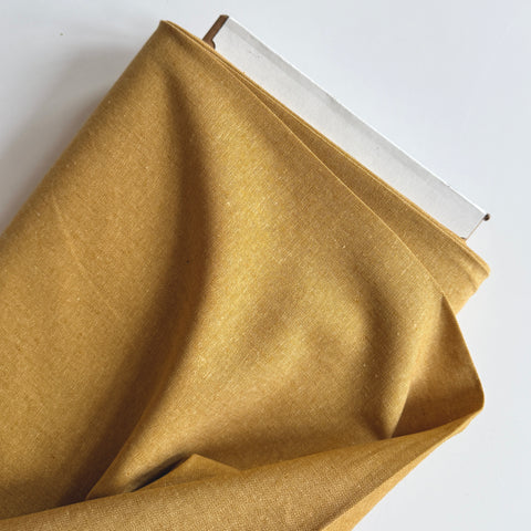 Robert Kaufman : Essex Linen / Cotton - Mustard