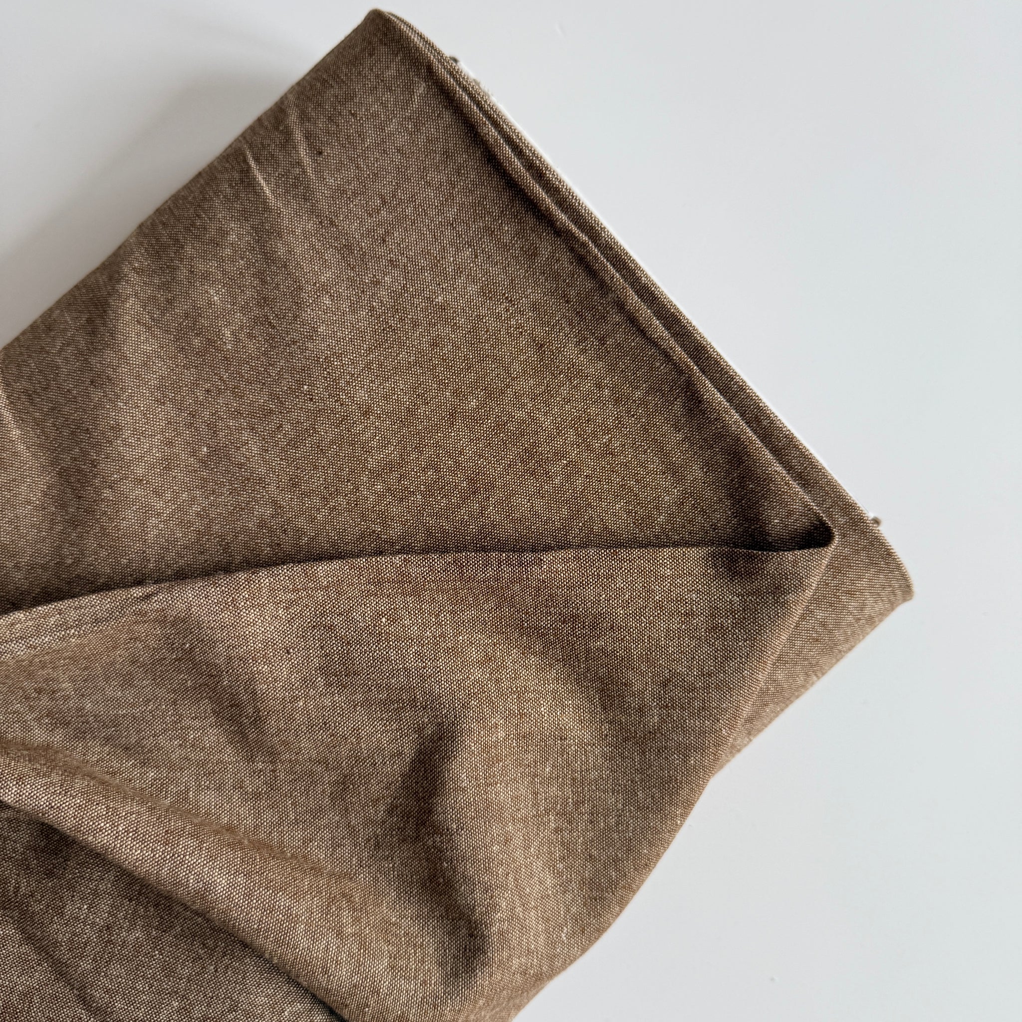 Robert Kaufman : Essex Linen / Cotton - Nutmeg